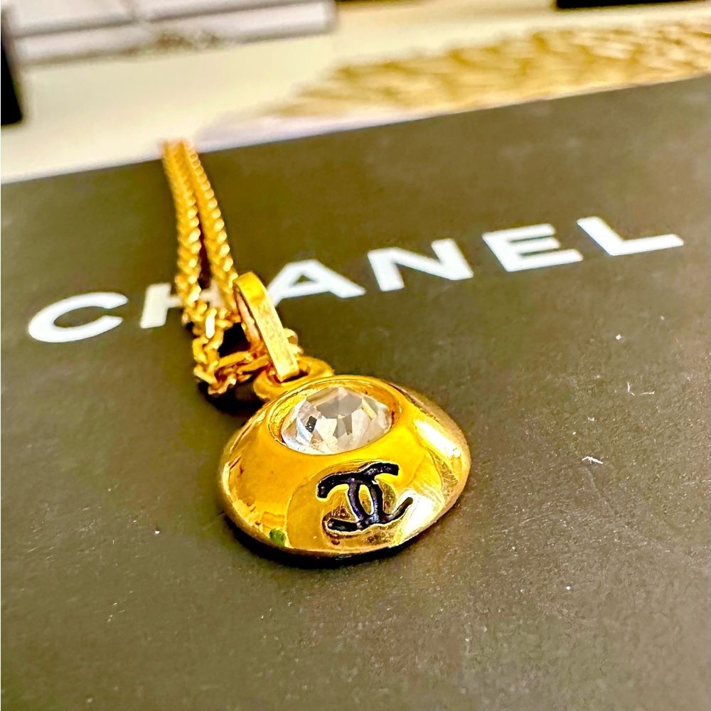 CHANEL Necklace Rhinestones with COA - Picture 4 of 8